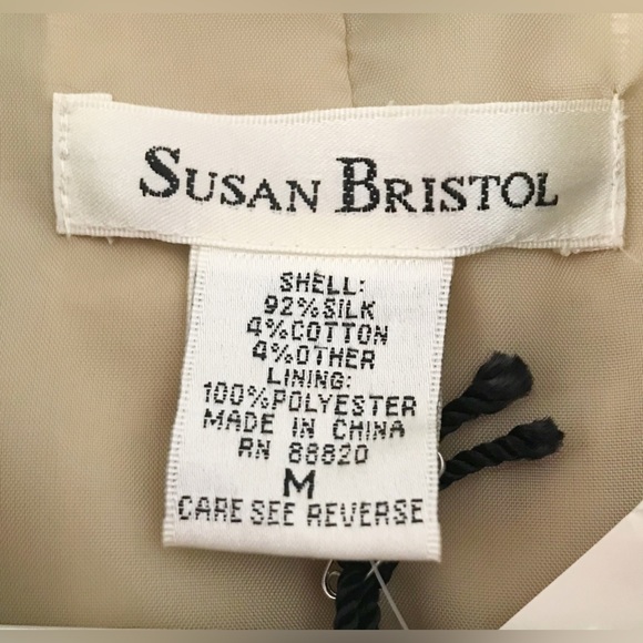 Silk Leopard Print NWT Jacket / Blazer Retro Rockabilly - size M - Picture 5 of 5